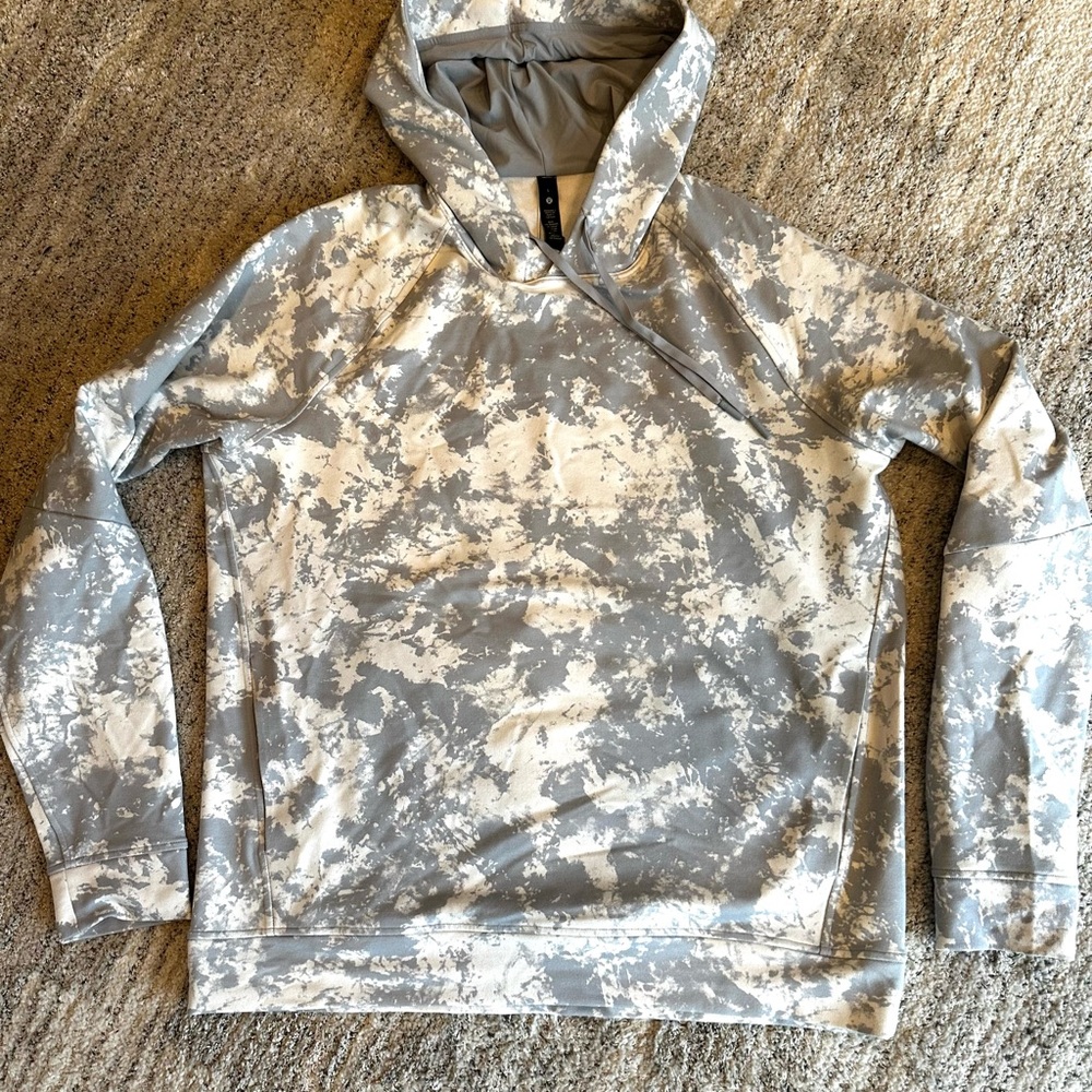 lululemon athletica Camouflage Gray Hoodie